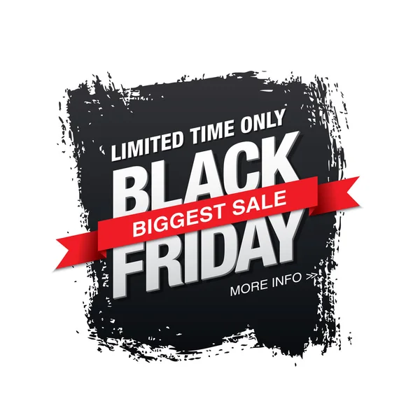 Black friday banner — Stock Vector