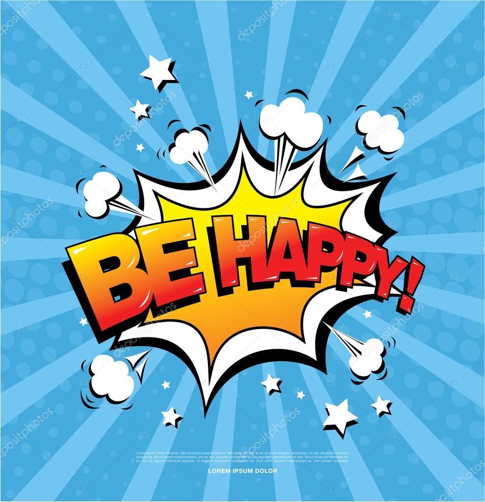 Ispirational comics style banner