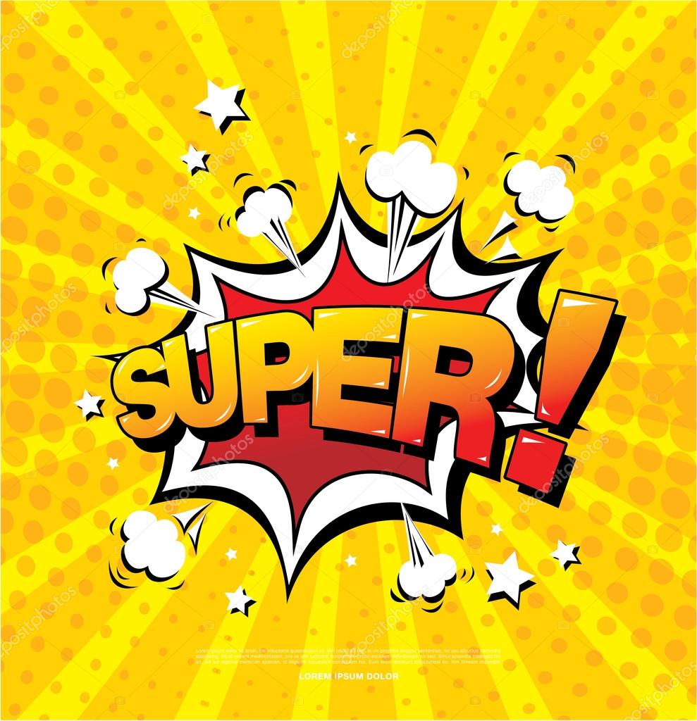 Ispirational comics style banner