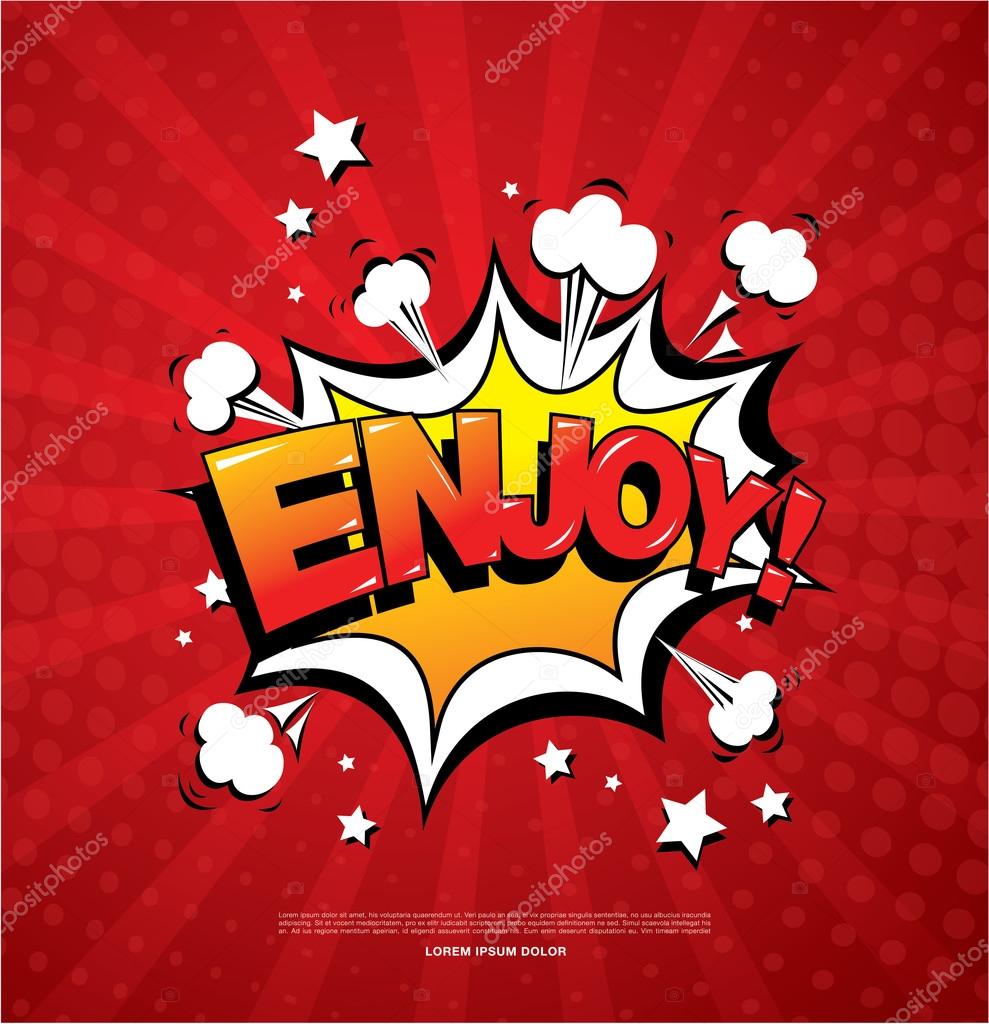 Ispirational comics style banner