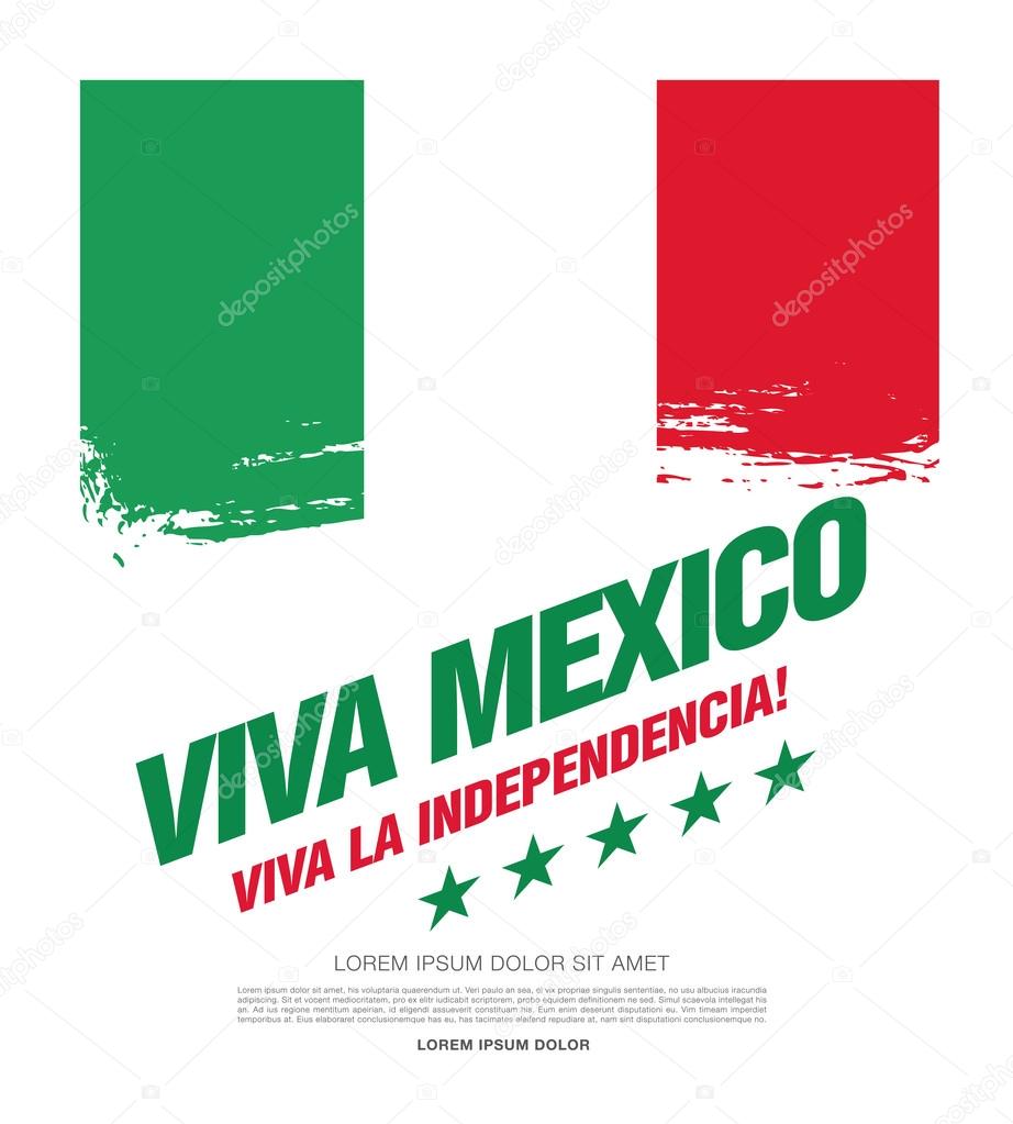 Mexican independence day banner Stock Vector by ©Igor_Vkv 124439724