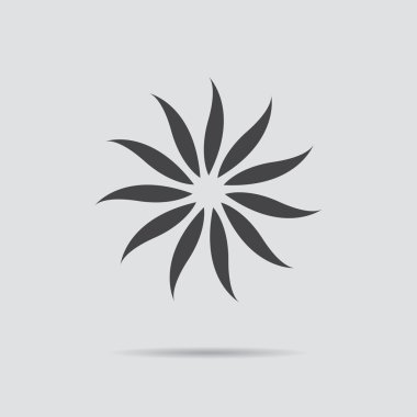 çiçek daire iş logo