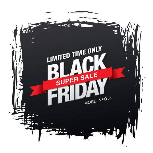 Black friday banner — Stock Vector