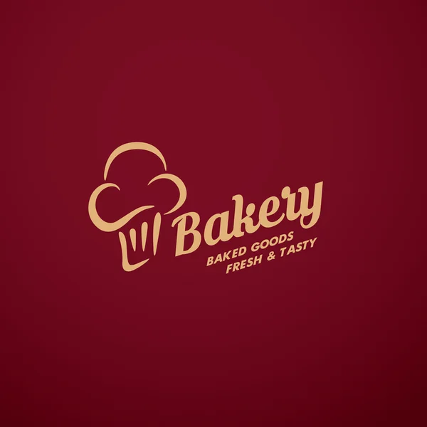 Bageri bogstaver logo – Stock-vektor