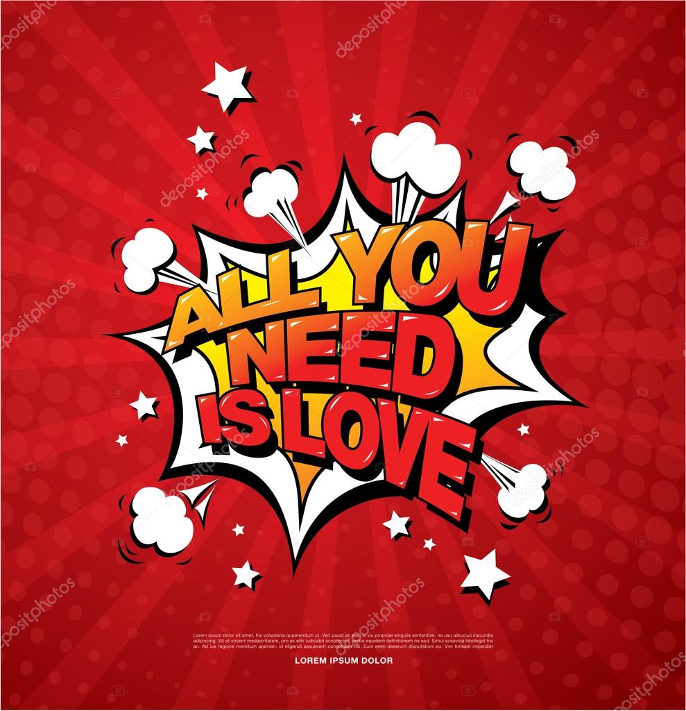 Ispirational comics style banner