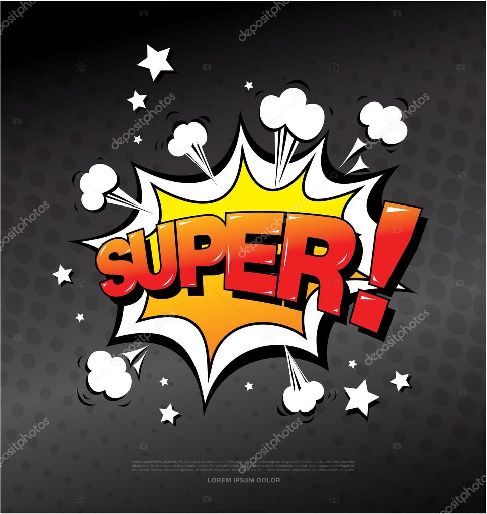 Ispirational comics style banner