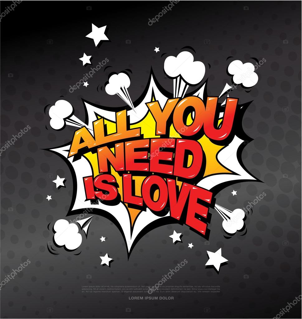 Ispirational comics style banner