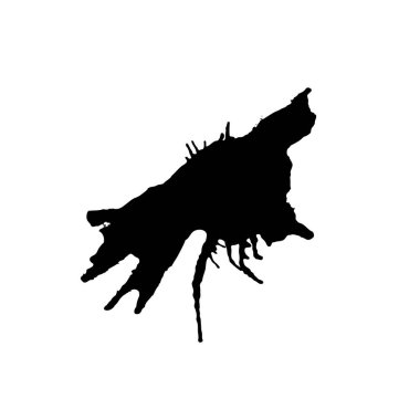 Soyut grunge fırça darbesi arka planı. vektör illüstrasyonu