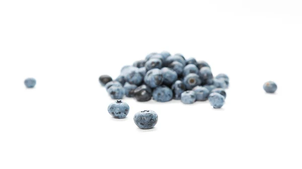 Blueberry pada latar belakang putih — Stok Foto