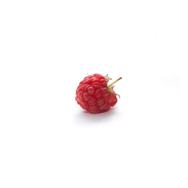 Raspberry di latar belakang putih — Stok Foto