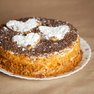 Çikolata kırıntı kek.