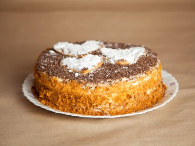 Çikolata kırıntı kek.