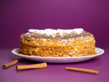 Çikolata kırıntı kek.