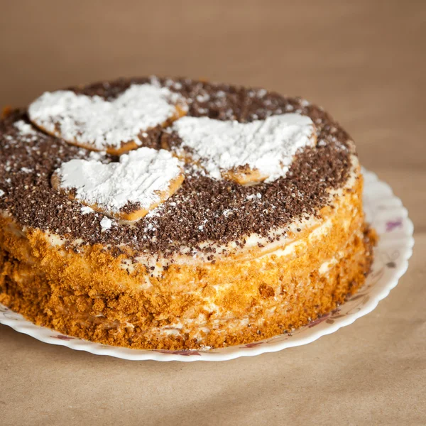 Çikolata kırıntı kek.