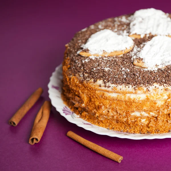 Çikolata kırıntı kek.