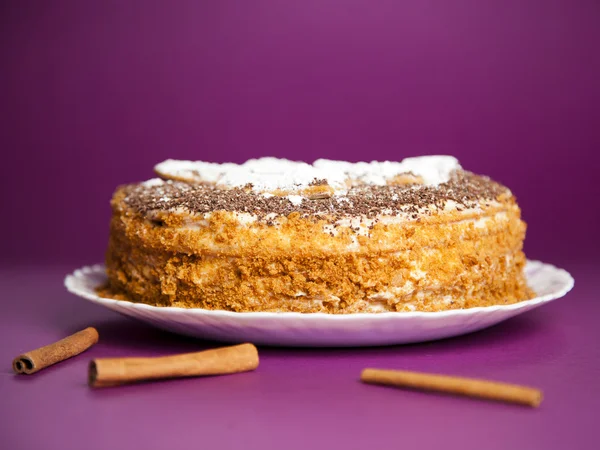 Çikolata kırıntı kek.