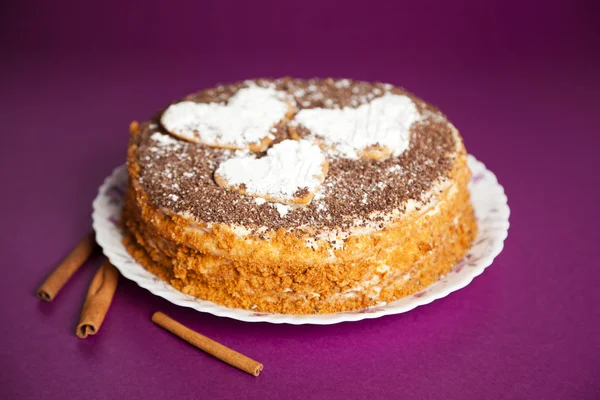 Çikolata kırıntı kek.