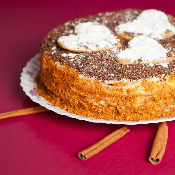 Çikolata kırıntı kek.