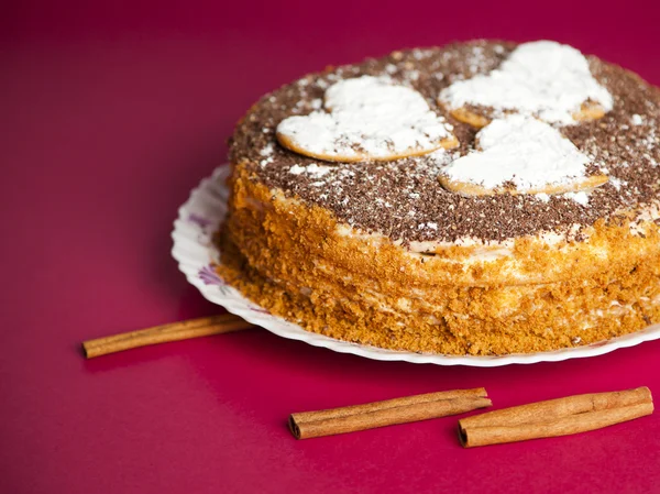 Çikolata kırıntı kek.