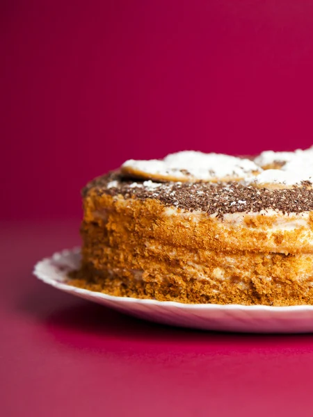 Torta con briciola di cioccolato . — Foto Stock