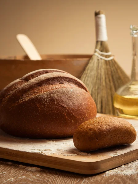 Fresh bread. Still life. Baking — Stock Photo, Image