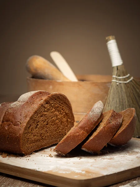 Fresh bread. Still life. Baking — Stock Photo, Image