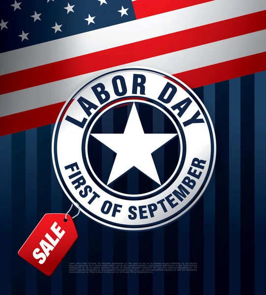 Labor day sale — Stock Vector