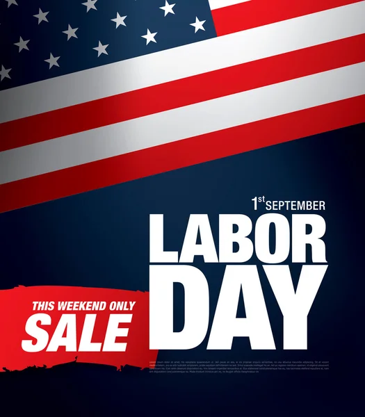 Labor day sale — Stock Vector