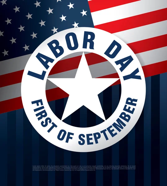 Labor day — Stock Vector