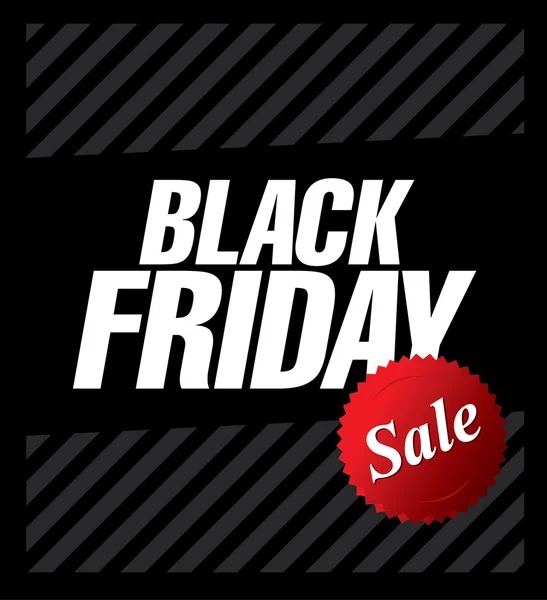 Black Friday Venda — Vetor de Stock