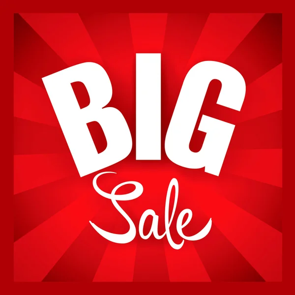 Big sale — Stock Vector