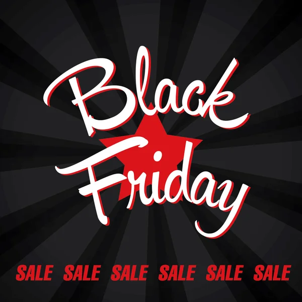 Black Friday Venda — Vetor de Stock