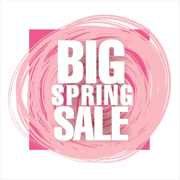 Big spring sale — Stock Vector