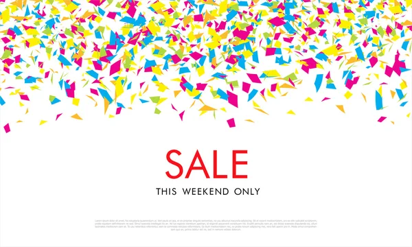 Sale. This weekend only — Stock Vector