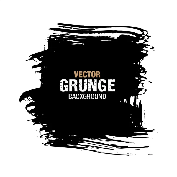 Grunge zwarte achtergrond — Stockvector