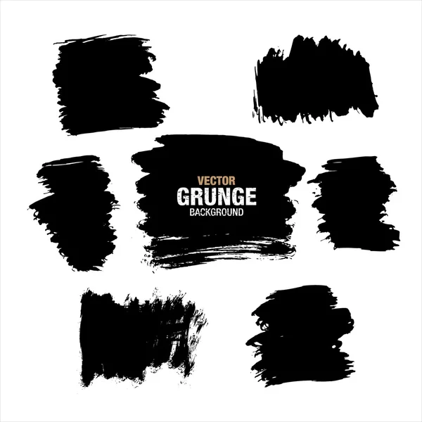 Grunge fundo preto — Vetor de Stock