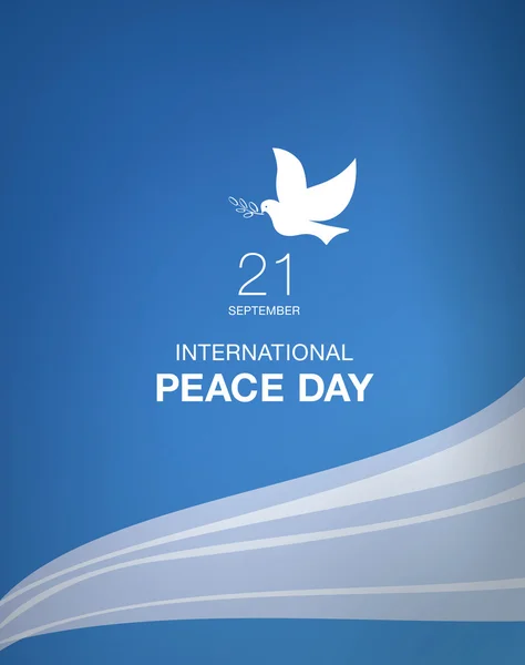 Międzynarodowy Dzień Pokoju — Wektor stockowy