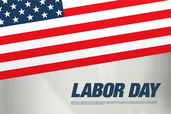 Labor day. Banner — Stock Vector