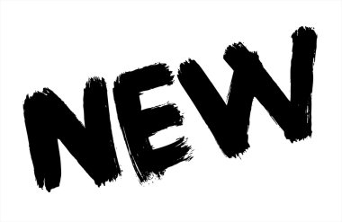 Yeni. Grunge yazı