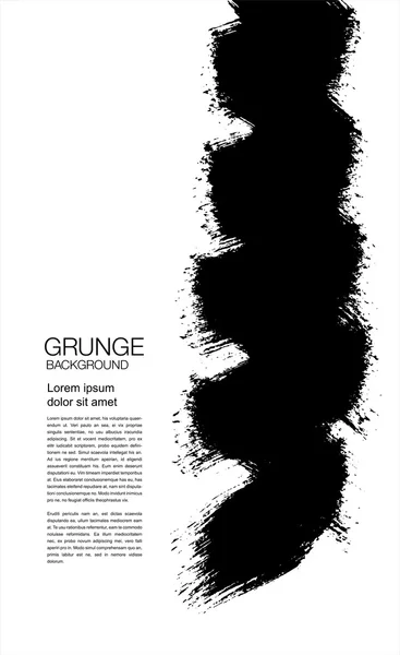 Grunge Fondo Negro — Vector de stock