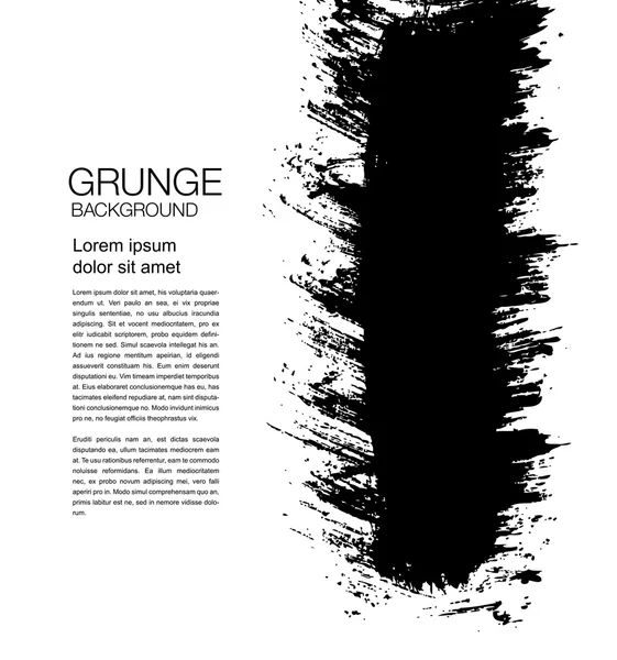 Grunge black background — Stock Vector