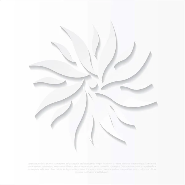 Eco vert. Logo blanc . — Image vectorielle