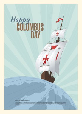Happy Columbus Day clipart