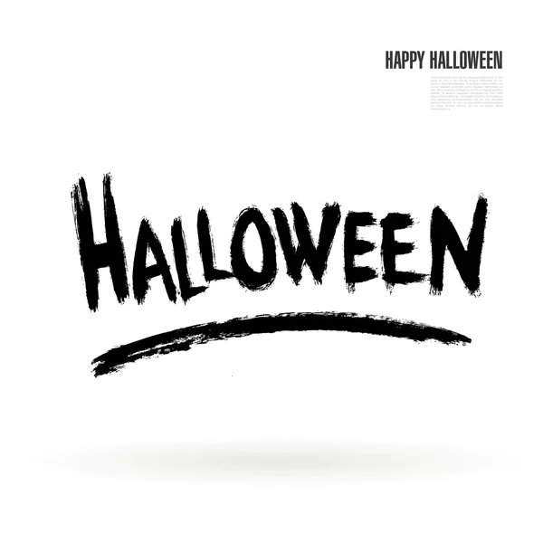 Feliz Halloween. Letras vectoriales — Vector de stock