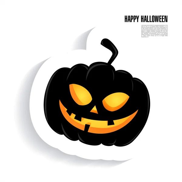 Feliz Halloween. Ilustración vectorial — Archivo Imágenes Vectoriales