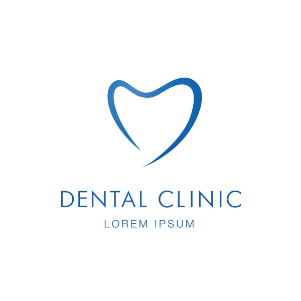 Logotipo dental. Estomatología — Vector de stock