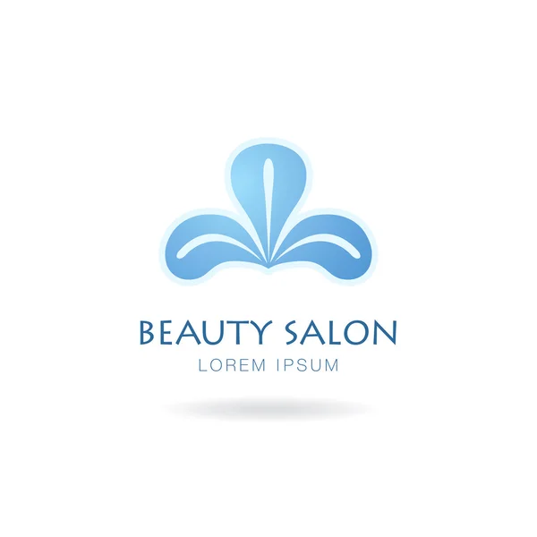 Diseño del logo del salón de belleza — Archivo Imágenes Vectoriales