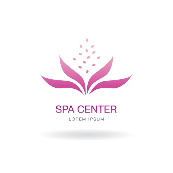 Terapia Spa design do logotipo — Vetor de Stock