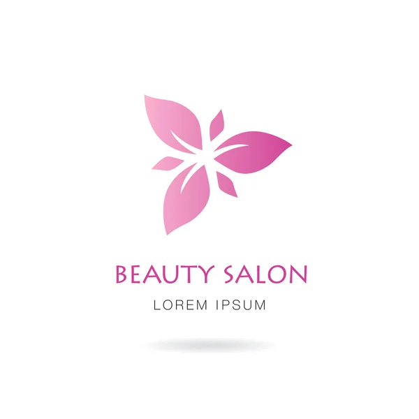 Kosmetický Salon Logo Design — Stockový vektor