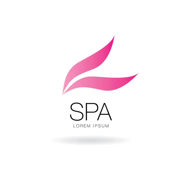 Terapia Spa design do logotipo — Vetor de Stock